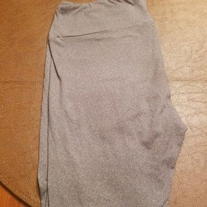 Heather grey TC lularoe leggings EUC